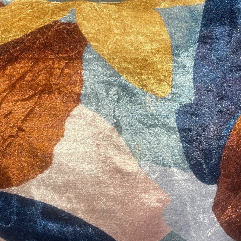 West Elm Modern Abstract Floral Pillow Cover - Picture 8 of 13